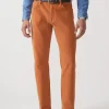 Parker 5-Pocket Straight Pants in Italian Stretch Cord