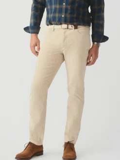 Parker 5-Pocket Straight Pants in Italian Stretch Cord