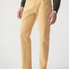 Parker 5-Pocket Straight Pants in Italian Stretch Cord
