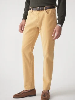 Parker 5-Pocket Straight Pants in Italian Stretch Cord