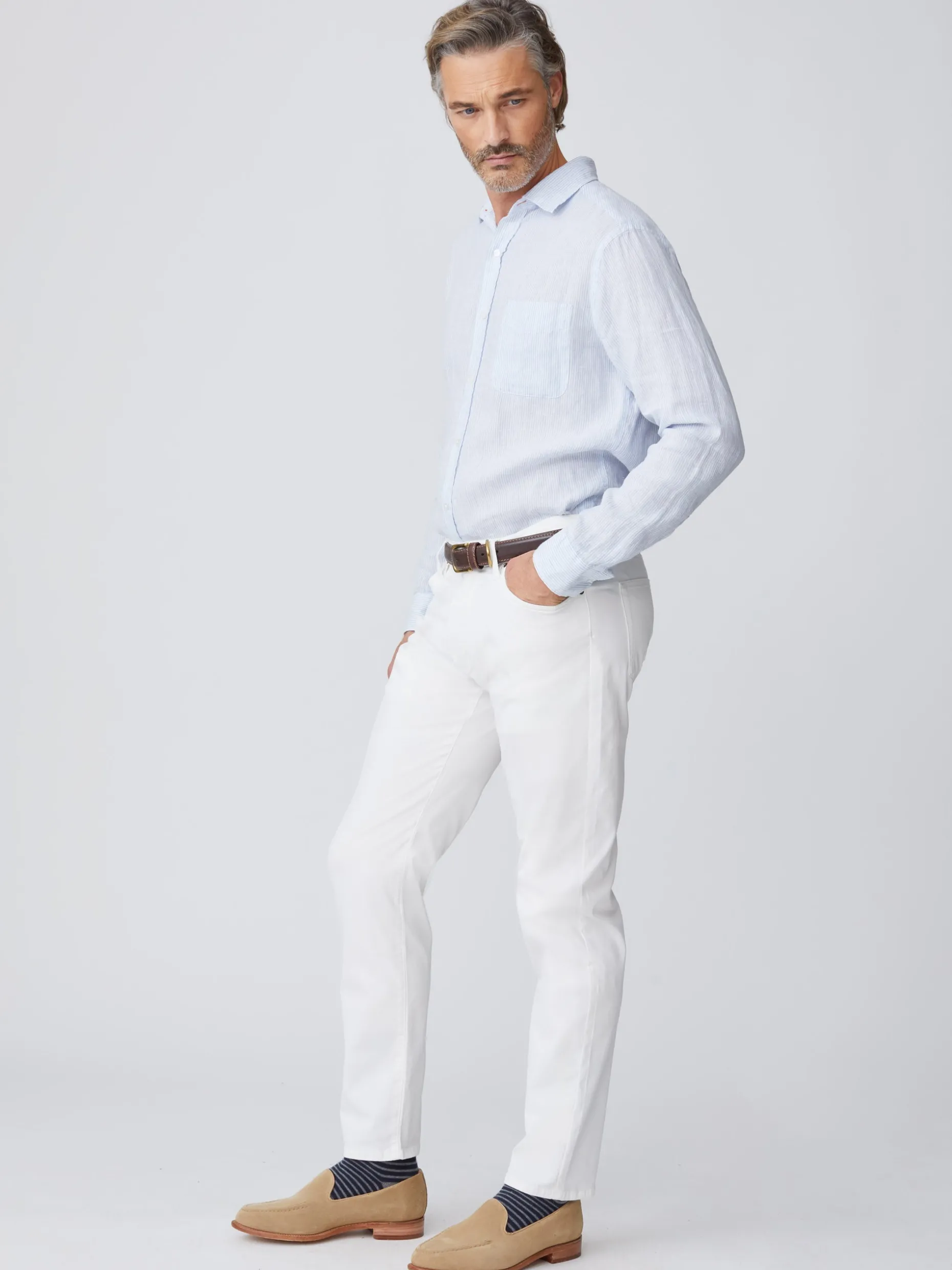 Parker 5-Pocket Straight Pants