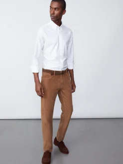 Parker 5-Pocket Straight Pants in Italian Stretch Cord