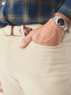 Parker 5-Pocket Straight Pants in Italian Stretch Cord