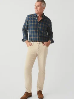 Parker 5-Pocket Straight Pants in Italian Stretch Cord