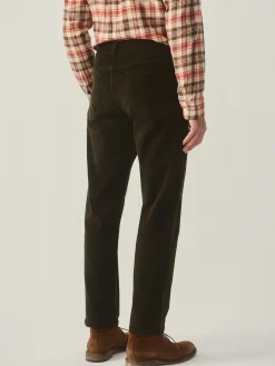 Parker 5-Pocket Straight Pants in Italian Stretch Cord