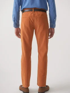 Parker 5-Pocket Straight Pants in Italian Stretch Cord