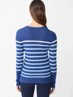 Poet Cashmere Sweater in Stripe
