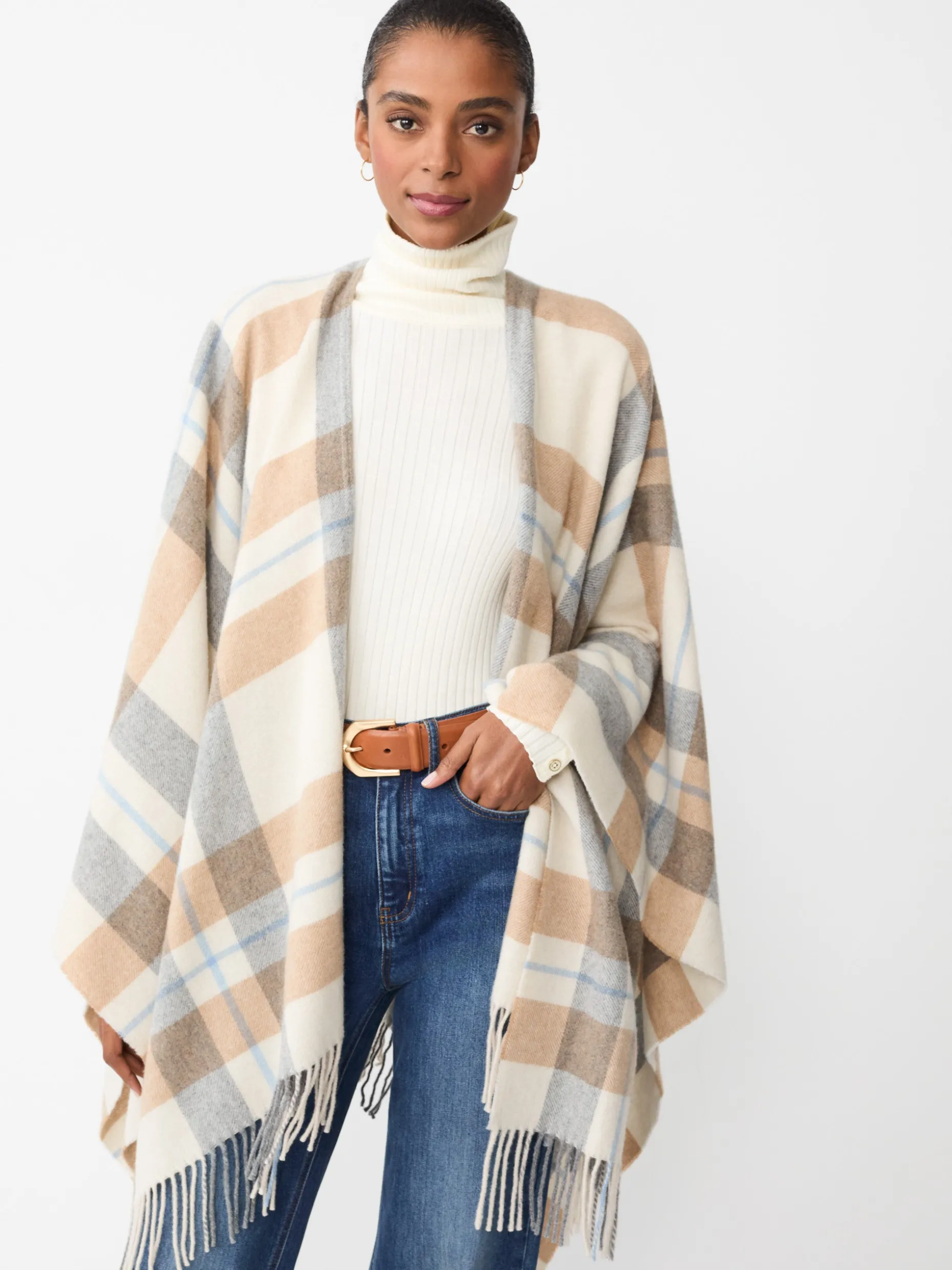 Polina Wrap in Plaid