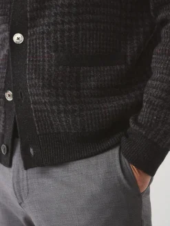 Prince of Wales Cardigan in Plaid