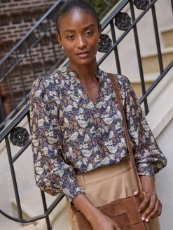 Rashell Blouse in Bird Story