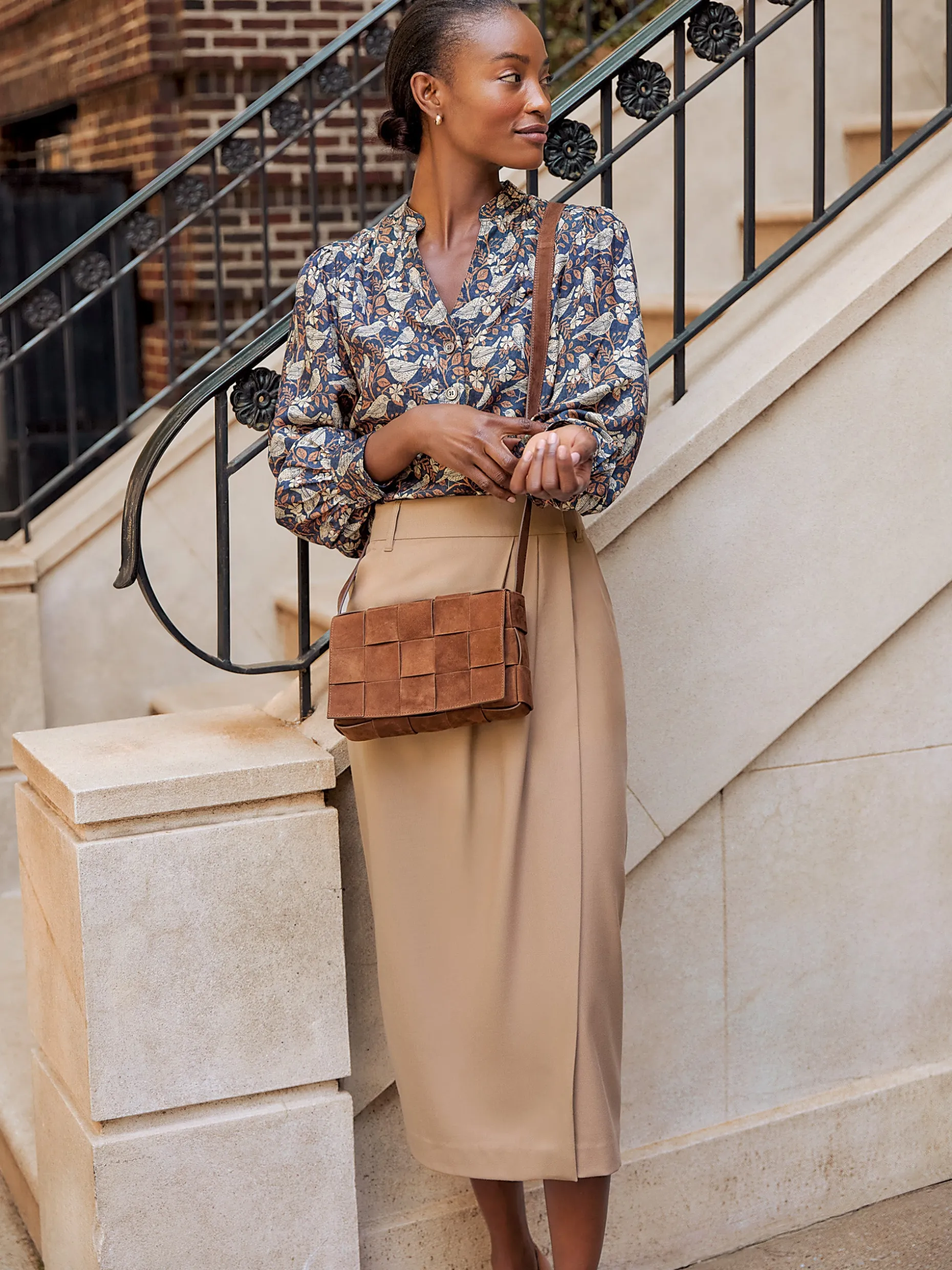 Rashell Blouse in Bird Story