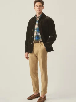 Redding Straight-Fit Chino Pants in Italian Moleskin