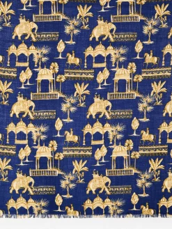 Reed Scarf in Desert Toile