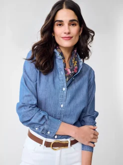 Rutherford Denim Blouse
