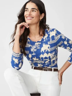 Signature Tee in Desert Toile