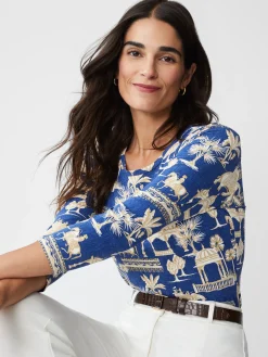 Signature Tee in Desert Toile