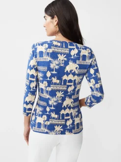 Signature Tee in Desert Toile