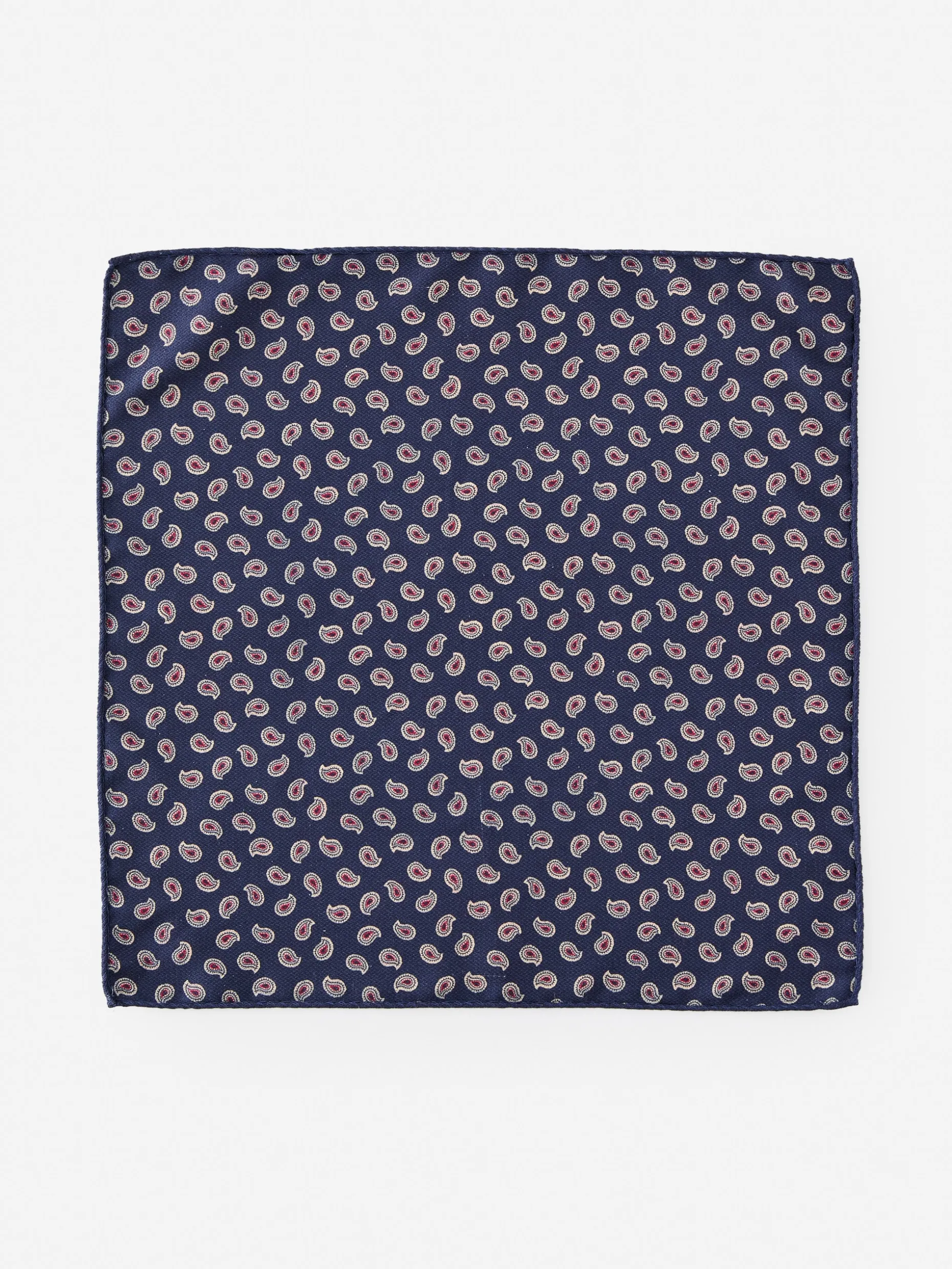 Silk Pocket Square in Foulard