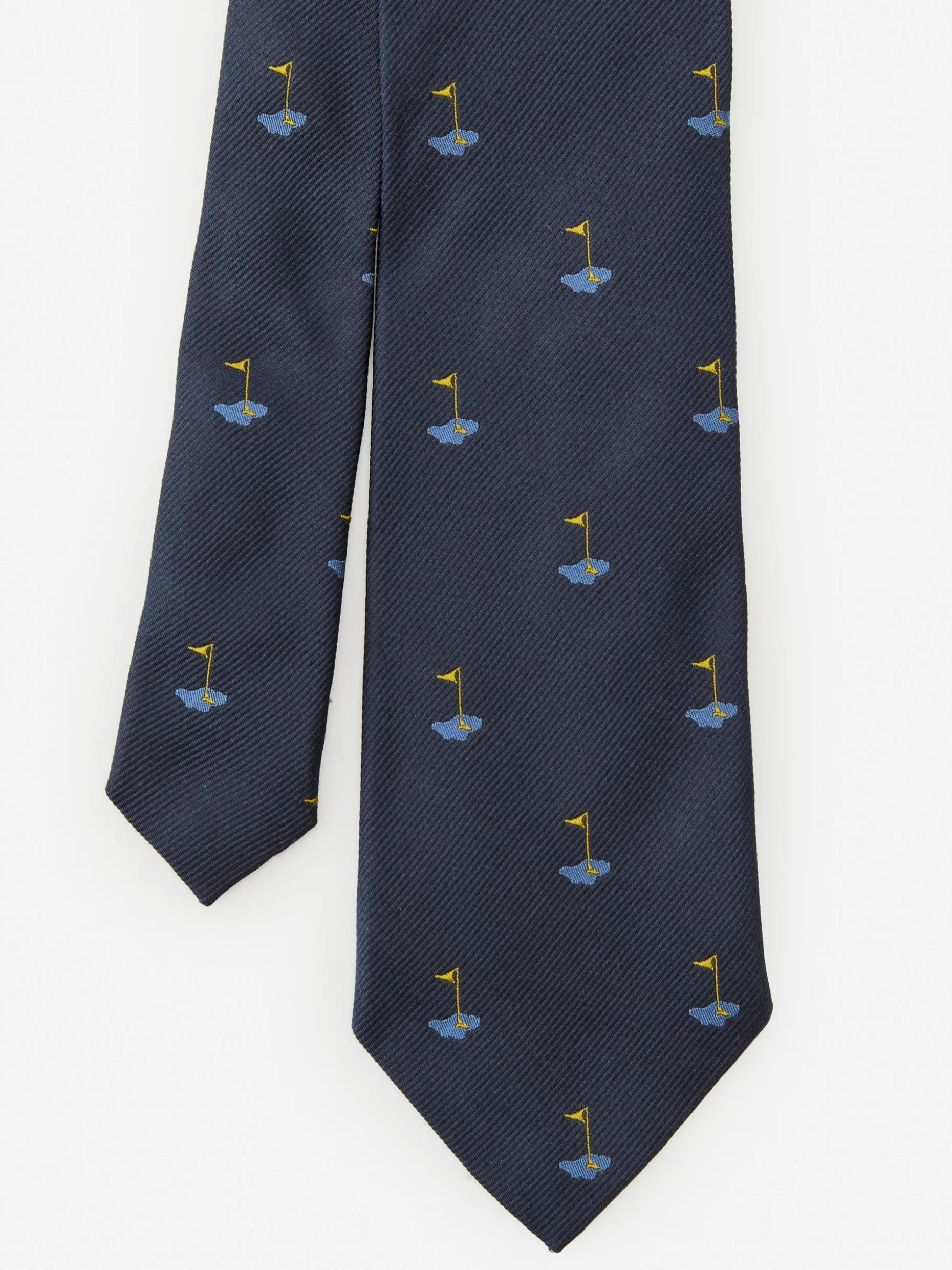 Silk Tie in Golf