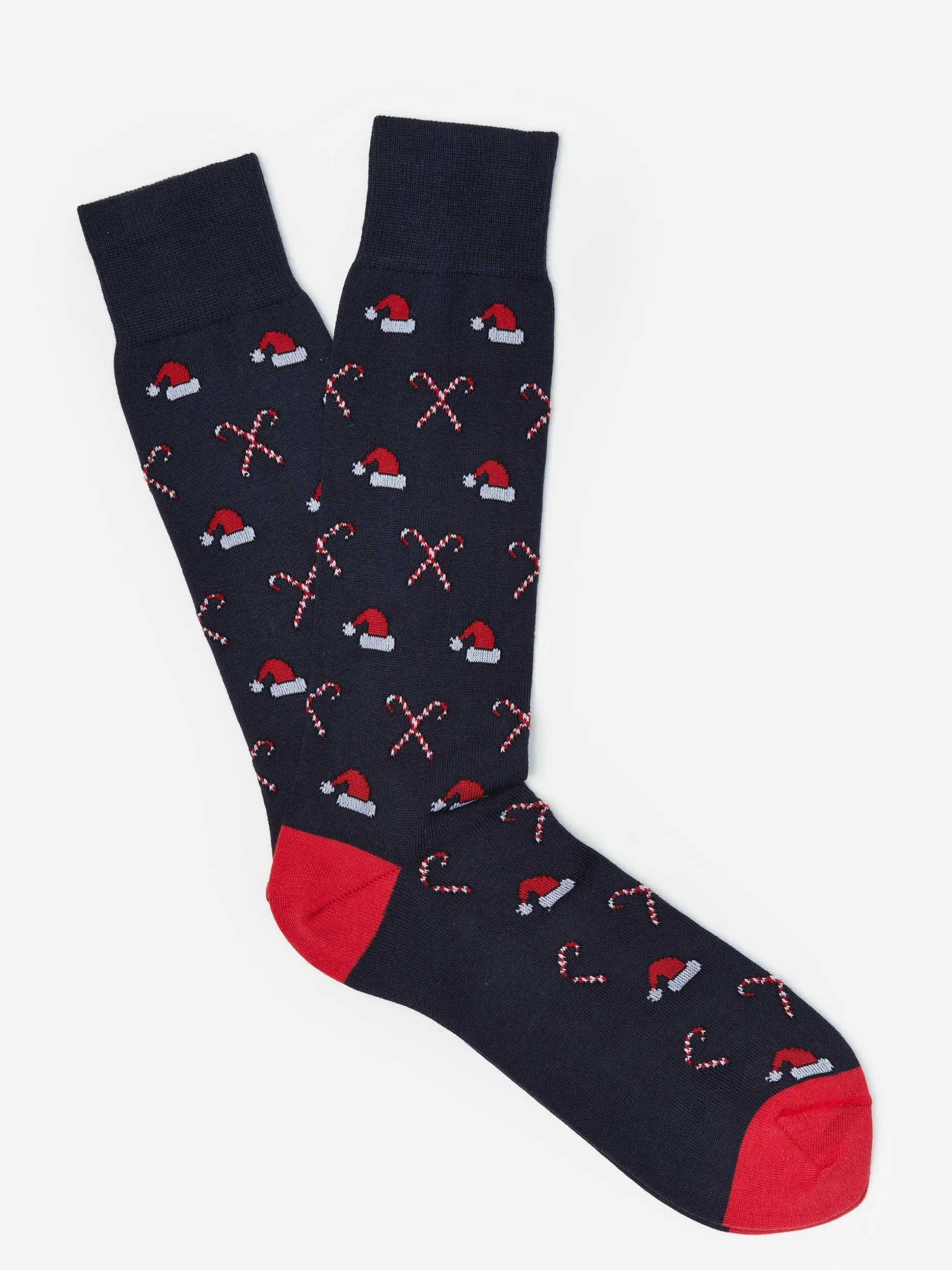 Socks in Santa Hat u0026 Candy Cane