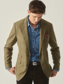 Suffolk Wool Sport Coat in Plaid