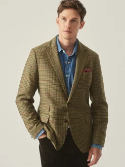 Suffolk Wool Sport Coat in Plaid