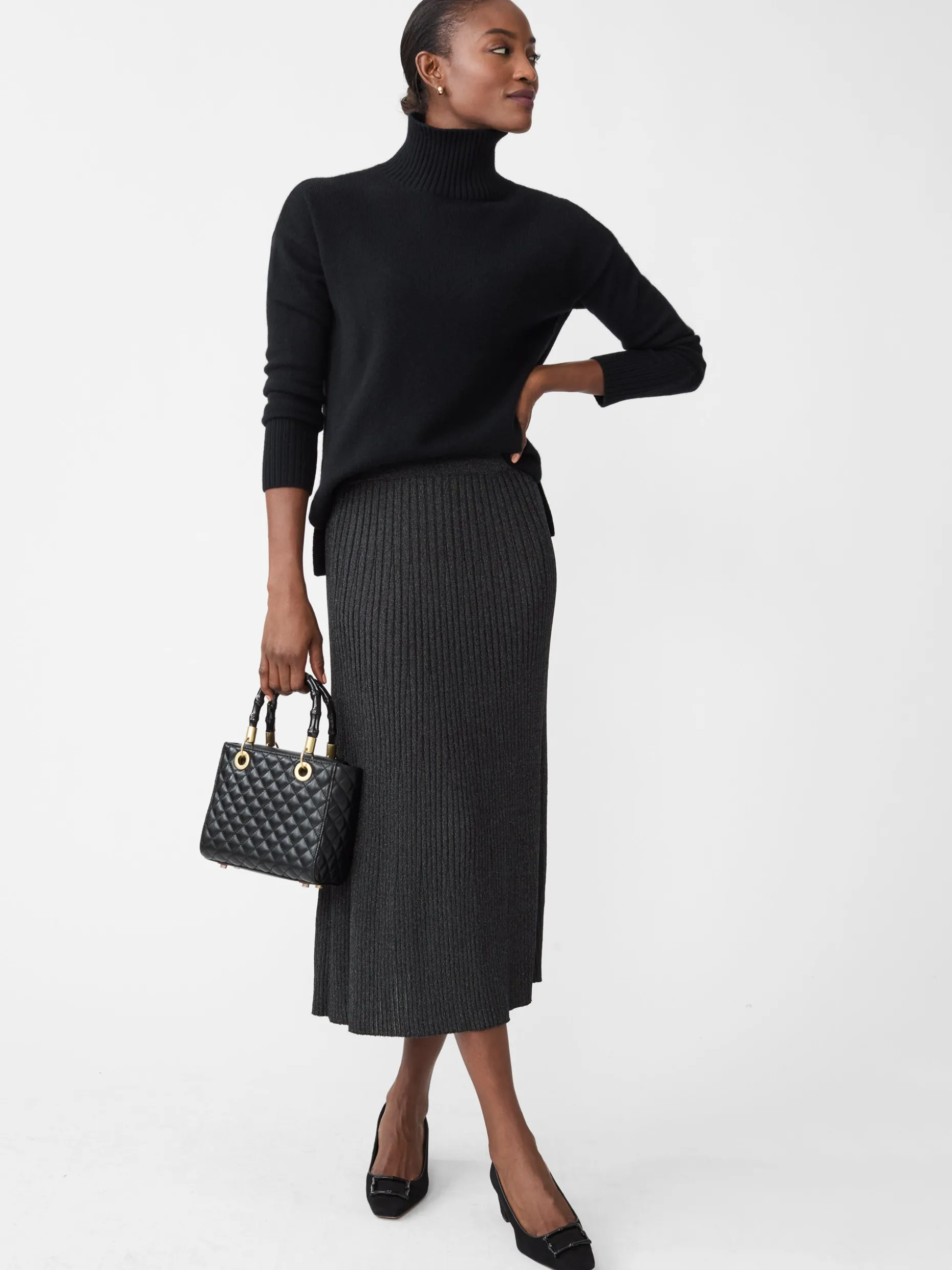 Sutton Metallic Skirt