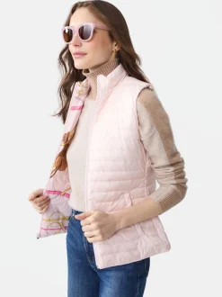 Tahoe Reversible Puffer Vest in Neo Gulltopp