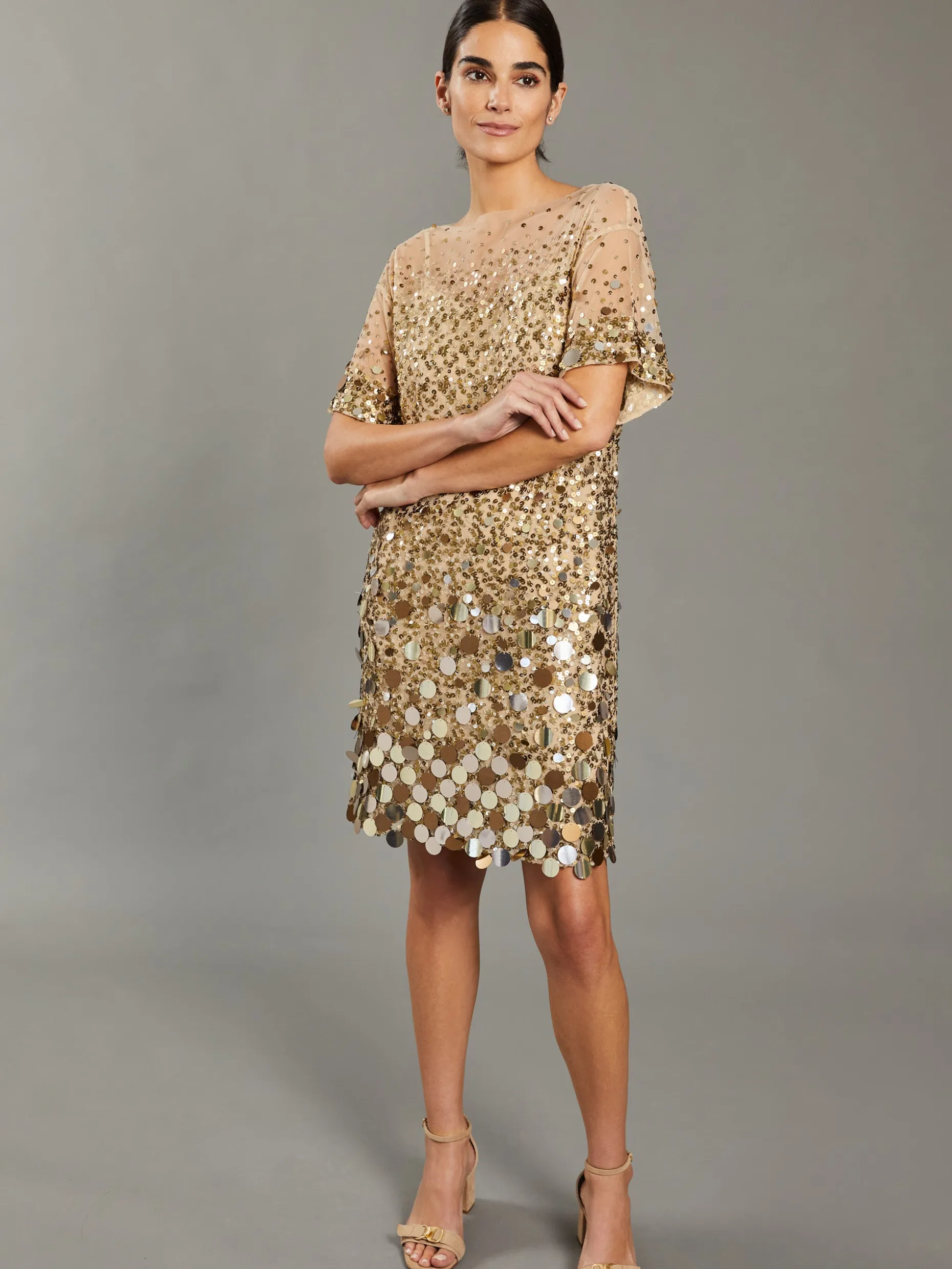 Tricia Sequin Dress: RSVP x Steven Stolman