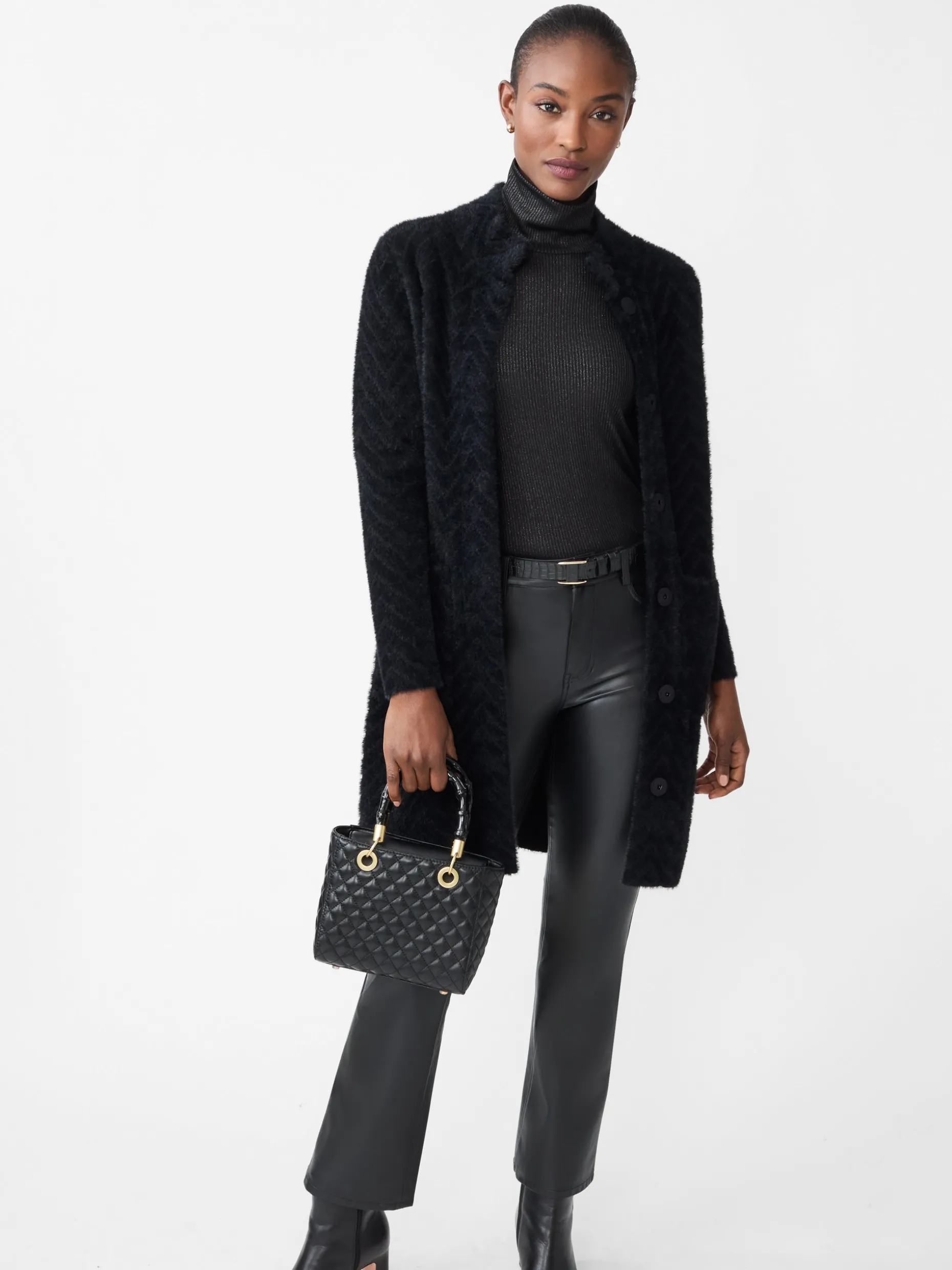 Tripp Sweater Coat in Jacquard