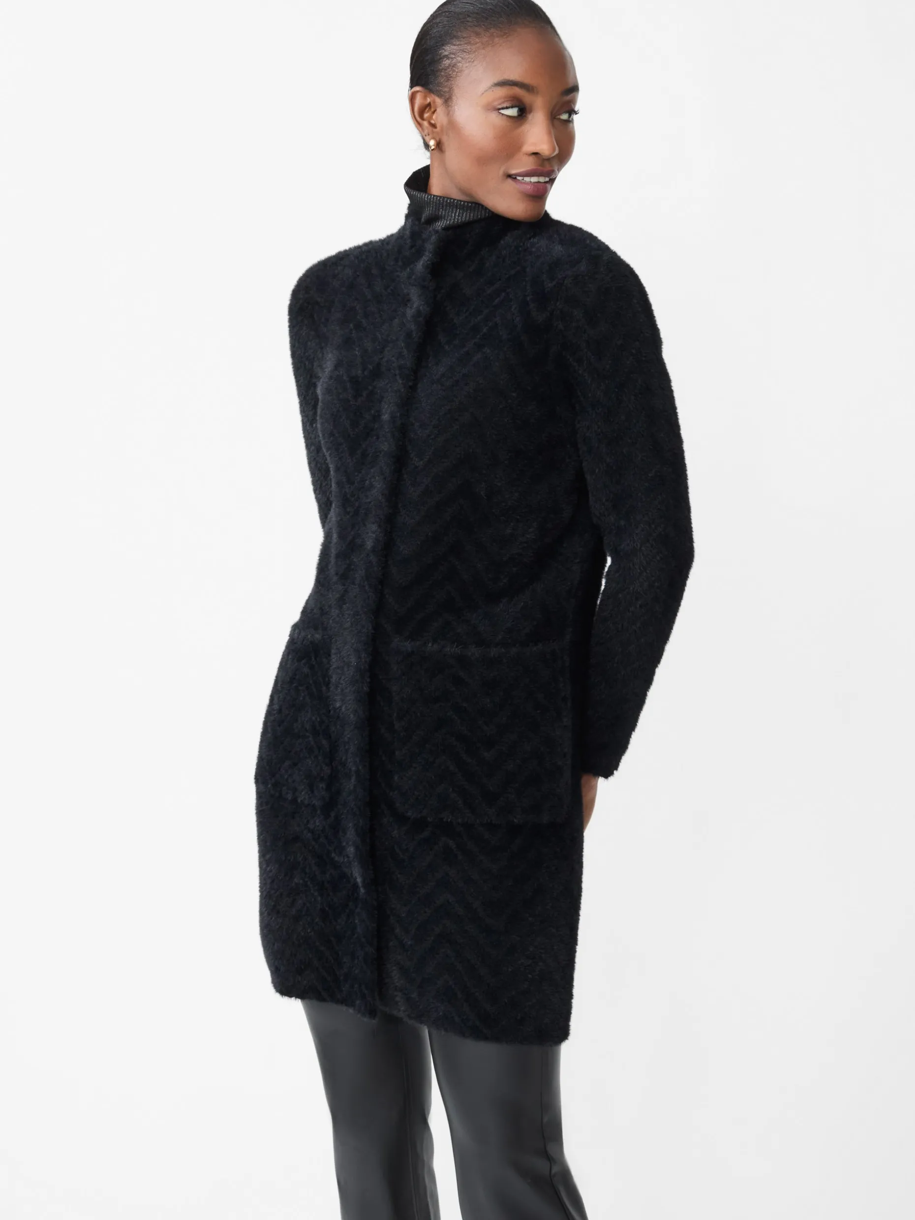 Tripp Sweater Coat in Jacquard