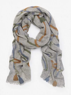 Tunis Scarf in Fringe Fete Oblong