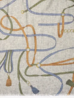 Tunis Scarf in Fringe Fete Oblong