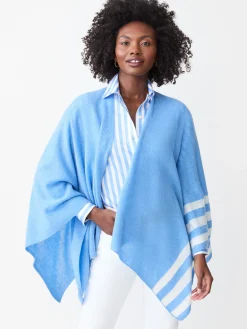 Veronique Cashmere Wrap in Stripe