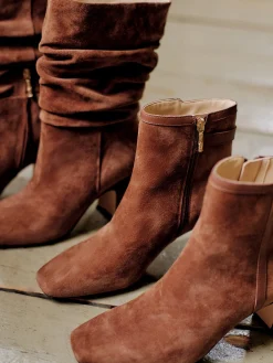 Vivvi Suede Ankle Boots