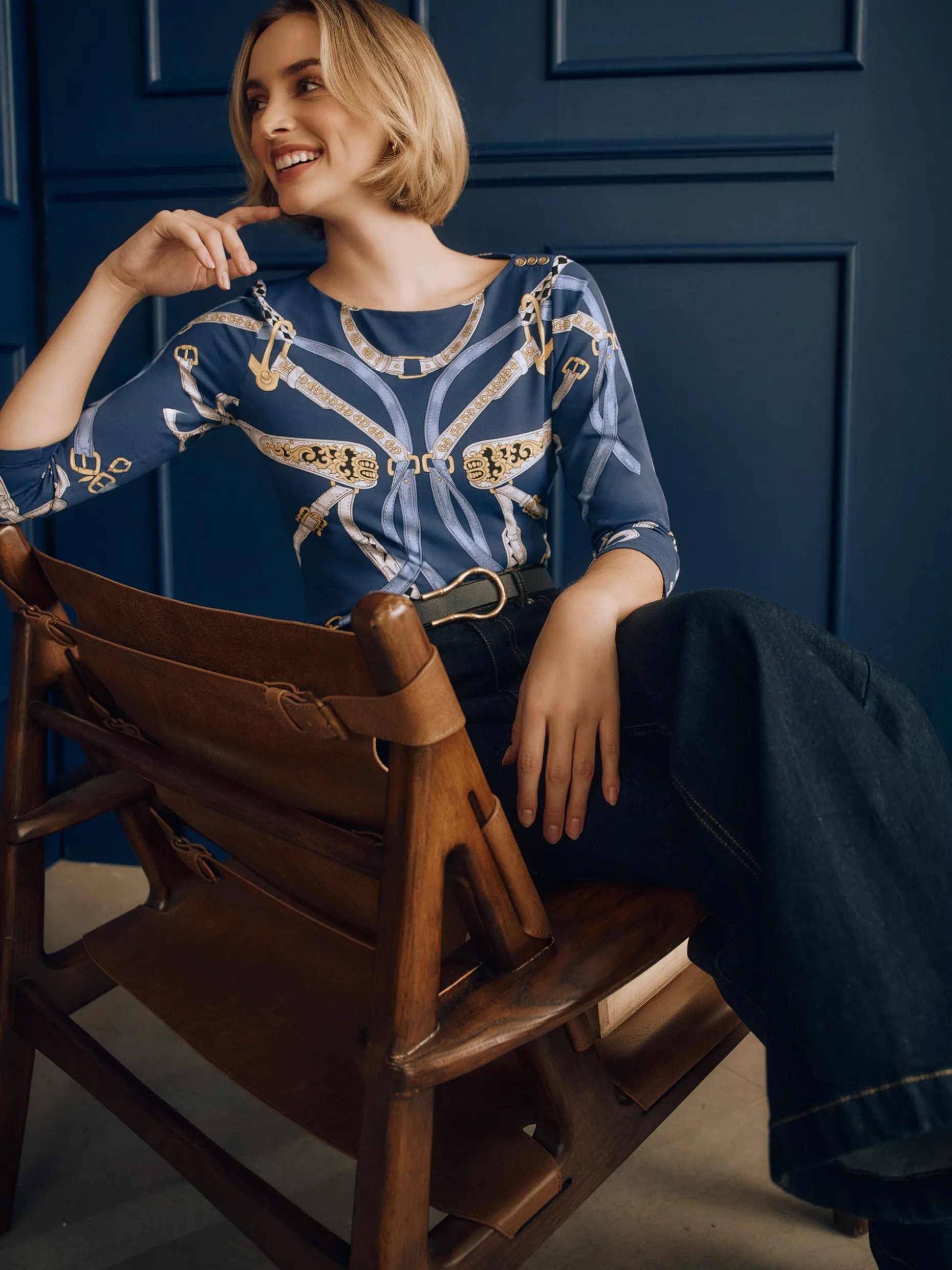 Wavesong Tee in Chevalier