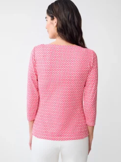 Wavesong Tee in Micro City Windows