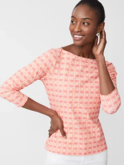 Wavesong Tee in Micro Hourglass