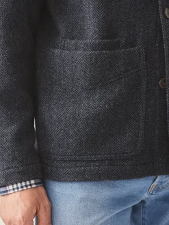 Weekender Jacket in Herringbone