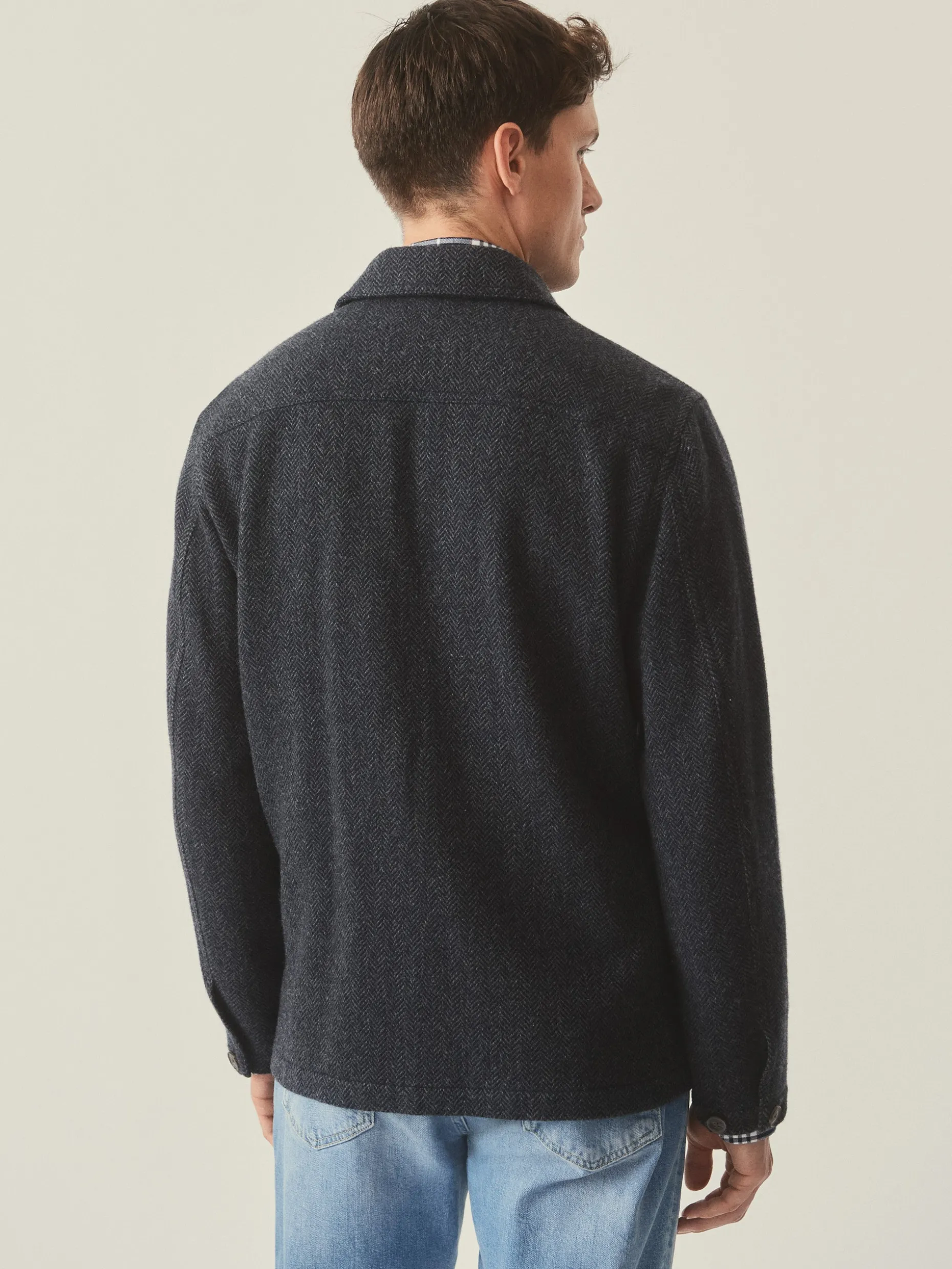 Weekender Jacket in Herringbone