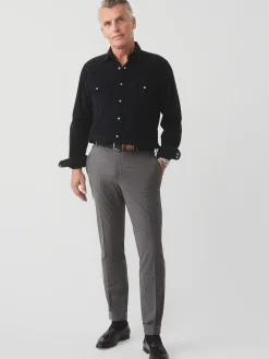 Wool Flannel Oxford Pants