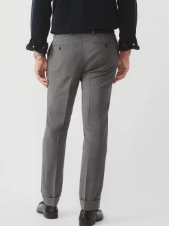 Wool Flannel Oxford Pants