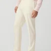 Wool Gaberdine Oxford Pants