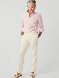 Wool Gaberdine Oxford Pants