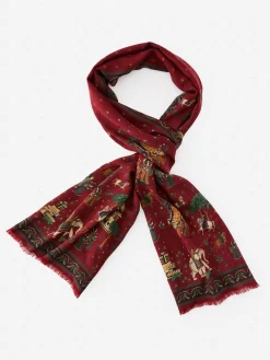 Wool Scarf in Palace Pictorial