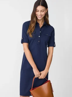 Yolanda Dress in Riptide Jacquard