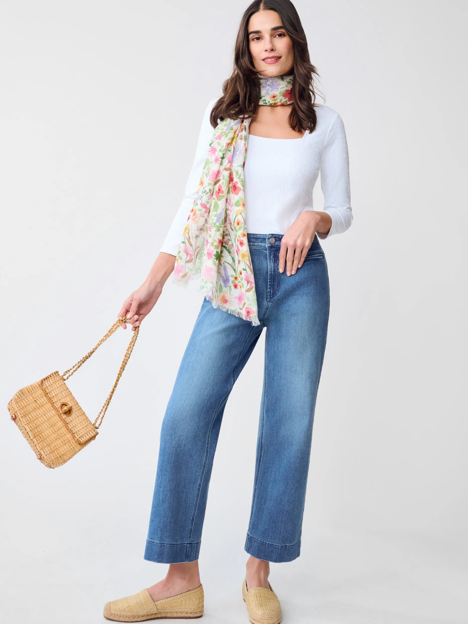 Zuma Tee in Riptide Jacquard