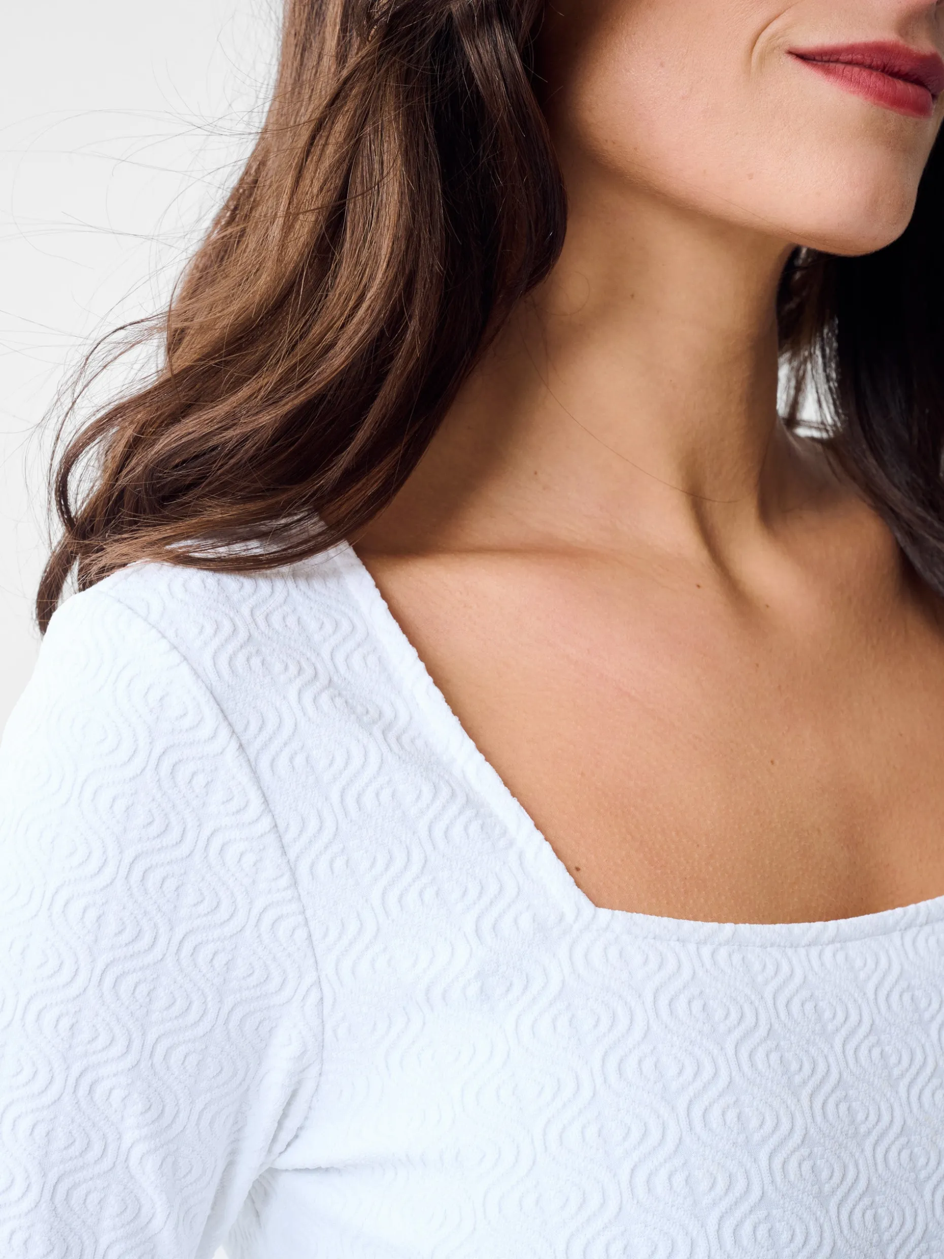 Zuma Tee in Riptide Jacquard