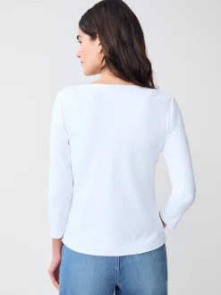 Zuma Tee in Riptide Jacquard